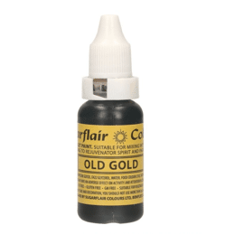 edible droplet paint - old gold 